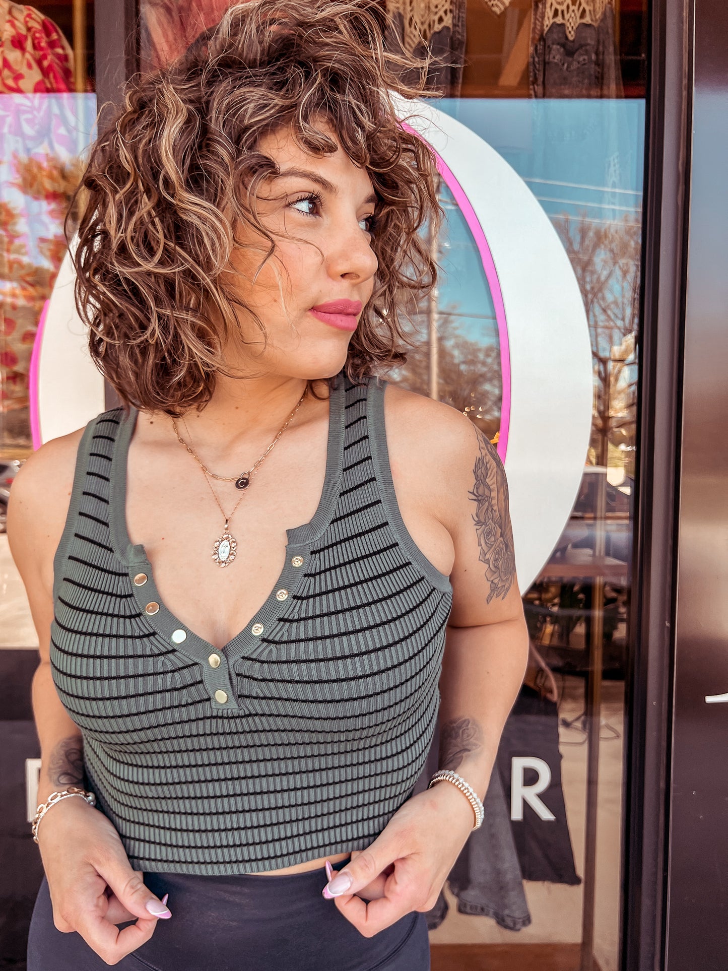 Striped & Tight Tank