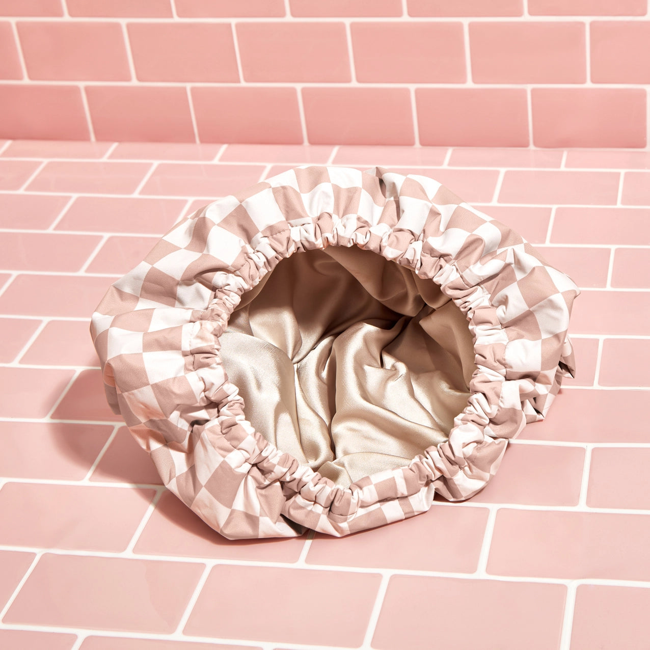 Satin Lined Shower Cap